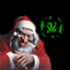 Santa Claus smoking